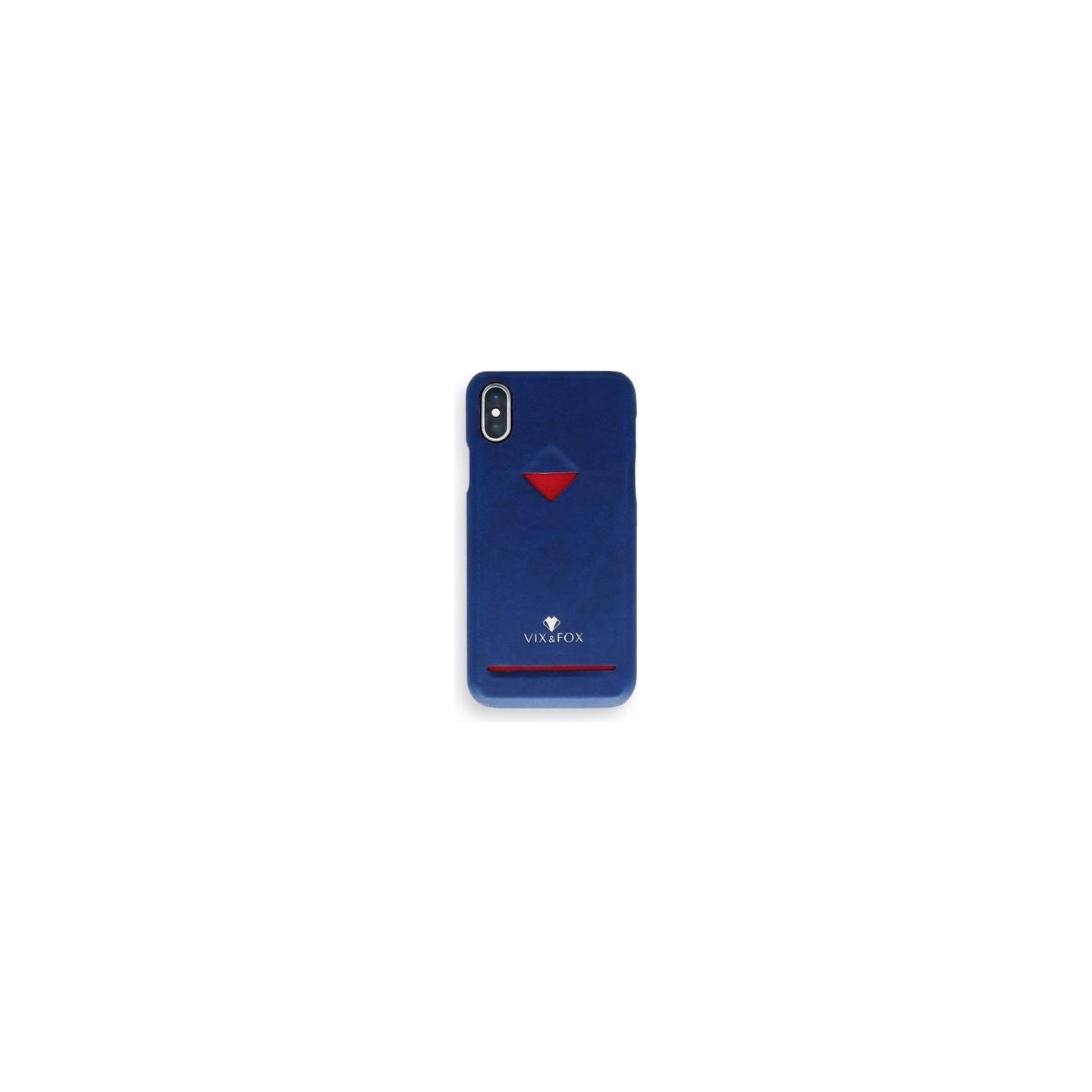 Vixfox Card Slot Back Shell for Iphone XSMAX navy blue