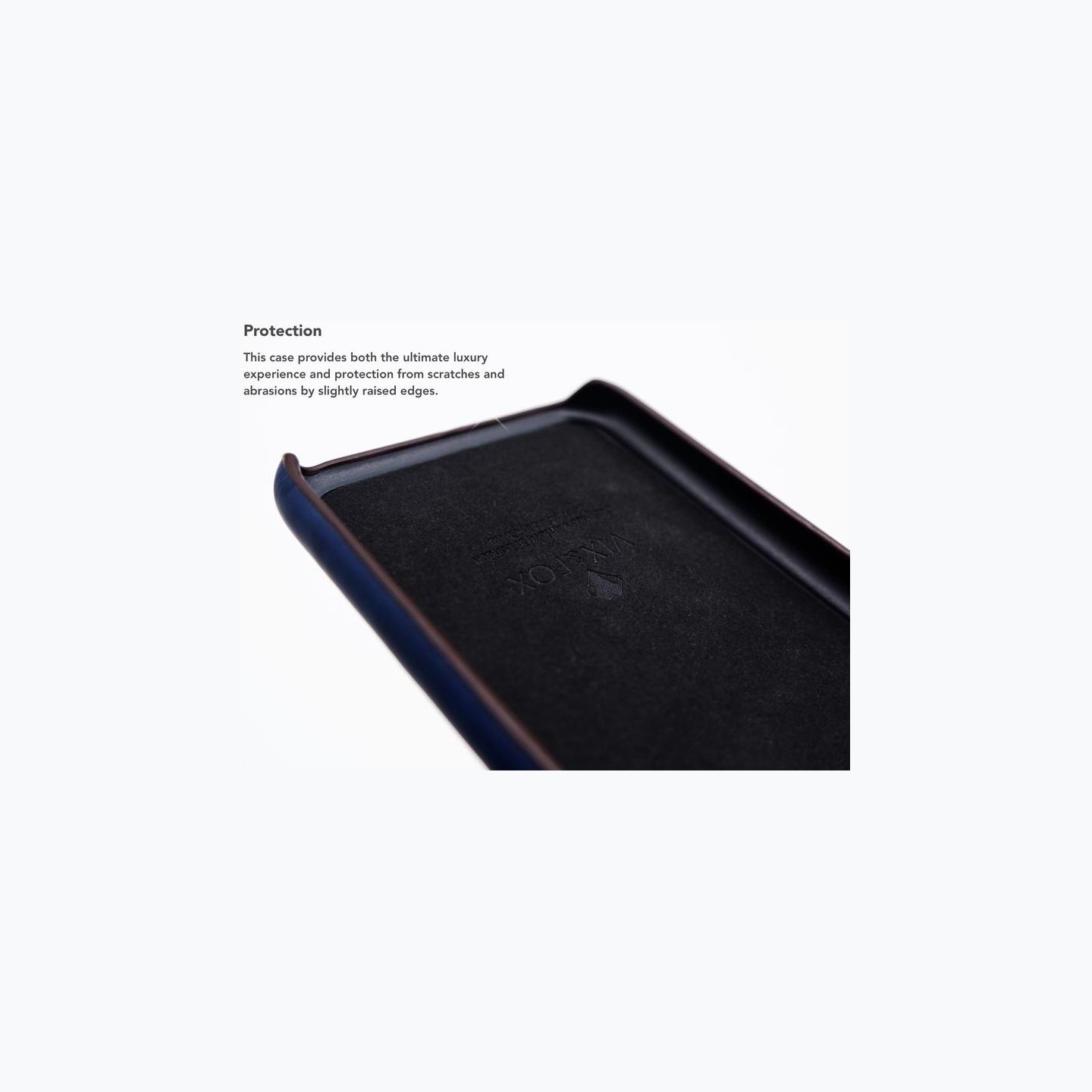 Vixfox Card Slot Back Shell for Iphone XSMAX navy blue