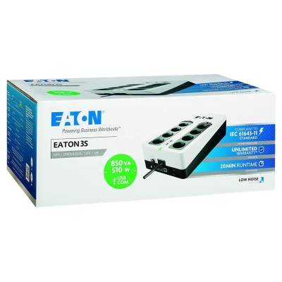 Eaton | UPS | 3S 850 DIN | 850 VA | 510 W