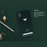 Vixfox Card Slot Back Shell for Samsung S9 forest green