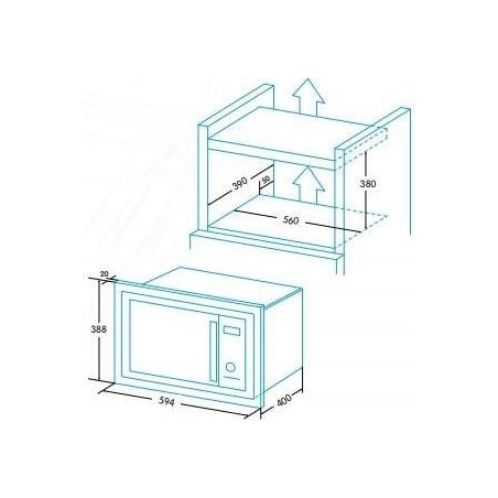 Edesa EMW-2530-IG XWH