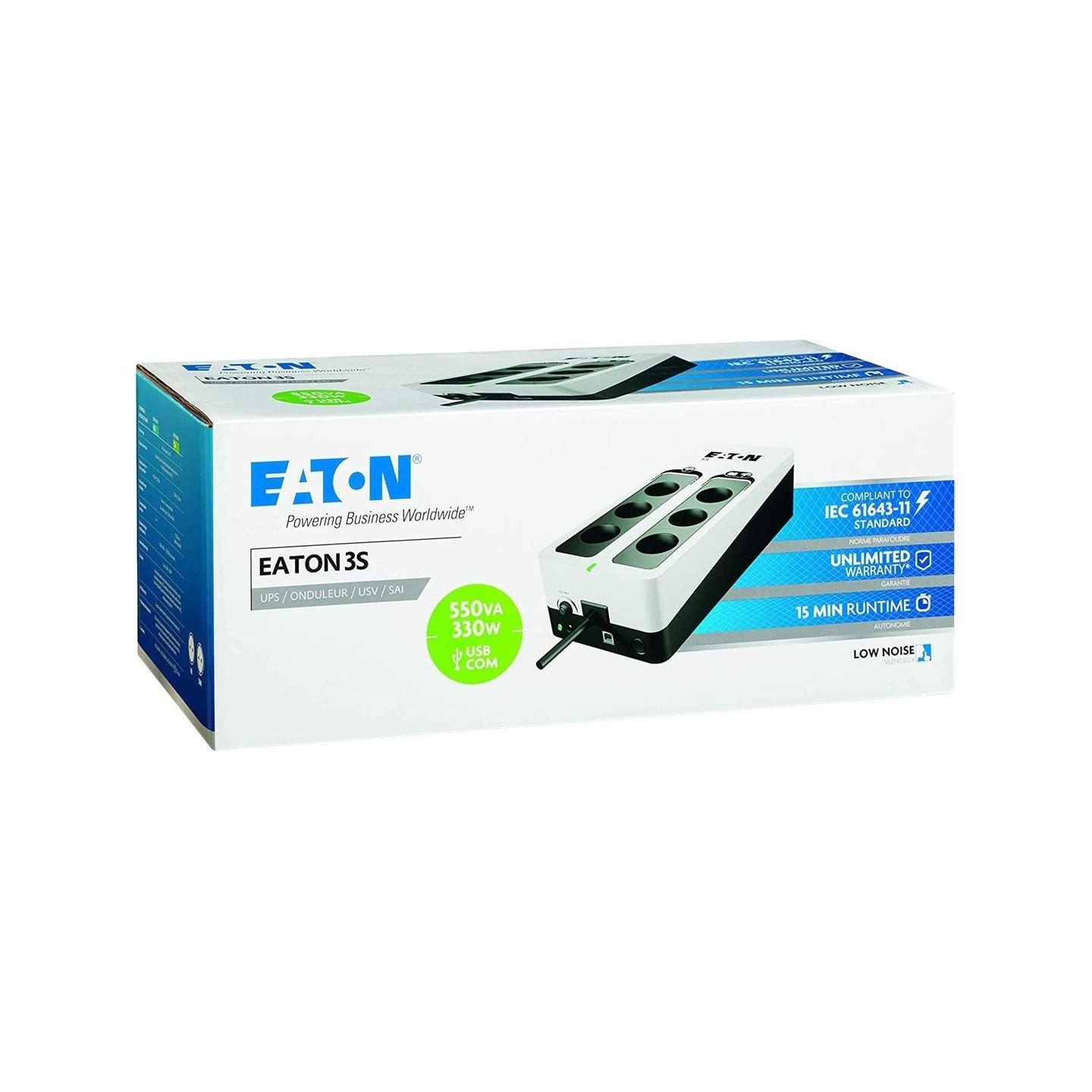 Eaton | UPS | 3S 550 DIN | 550 VA | 330 W