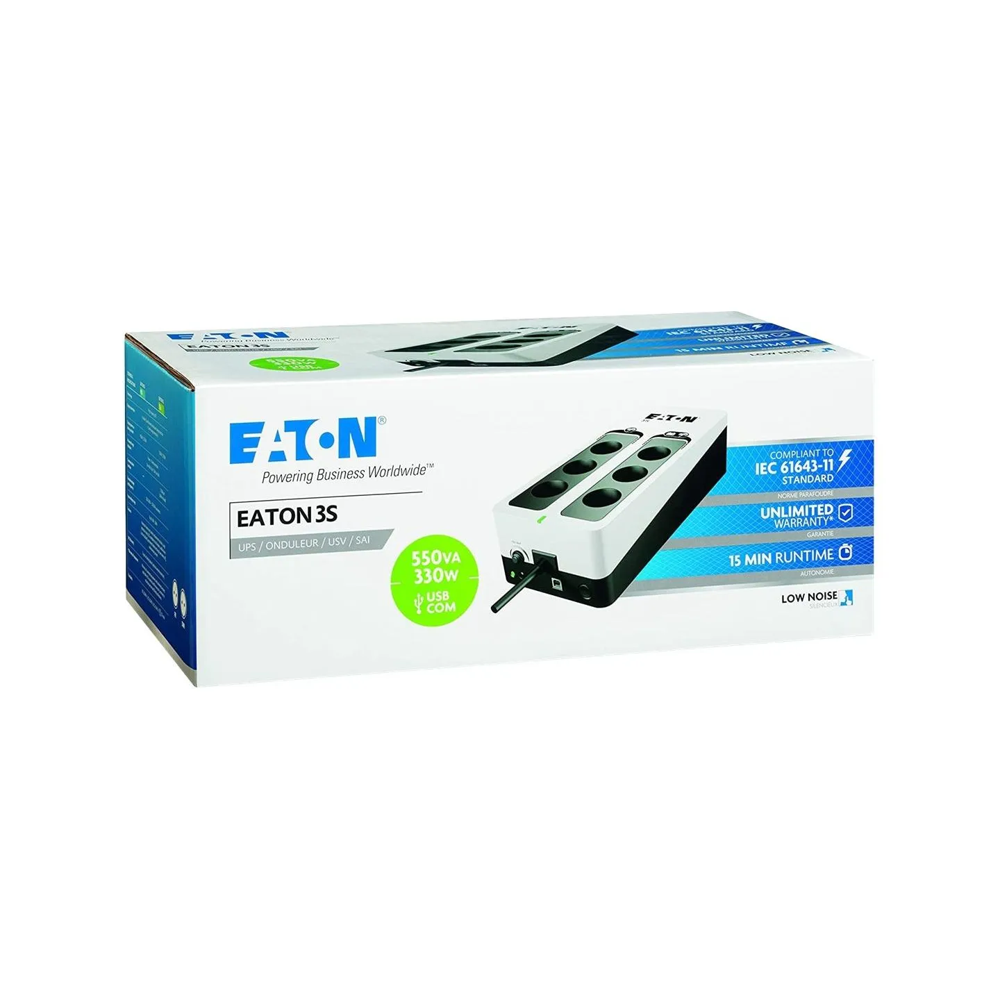 Eaton | UPS | 3S 550 DIN | 550 VA | 330 W