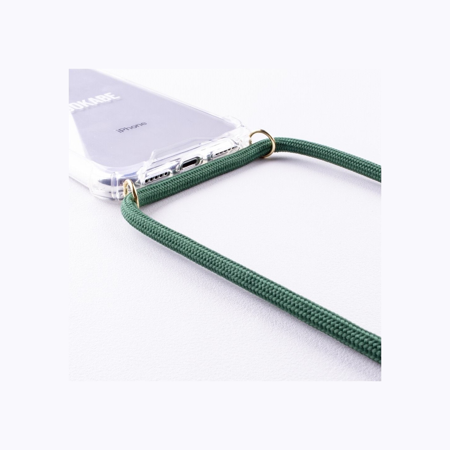 Lookabe Necklace iPhone X/Xs gold green loo013