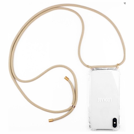 Lookabe Necklace iPhone Xr gold nude loo009