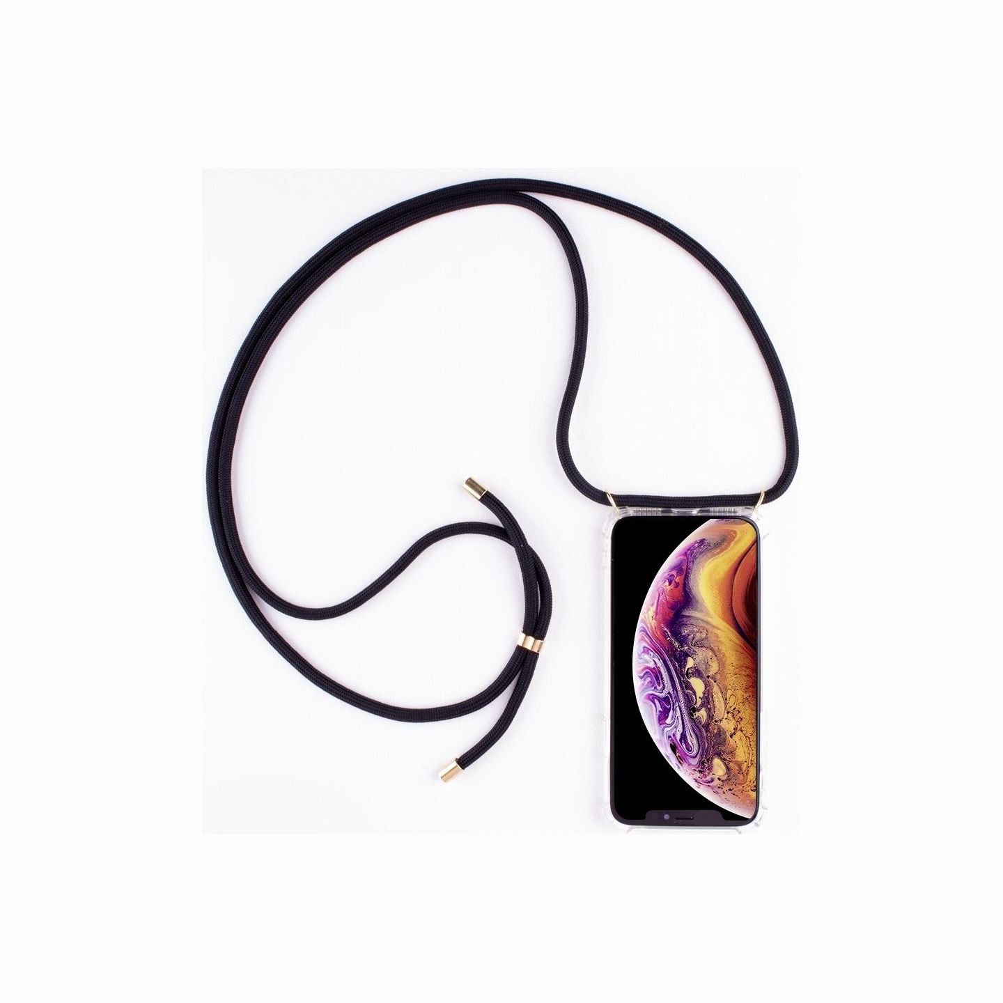Lookabe Necklace iPhone Xr gold black loo004