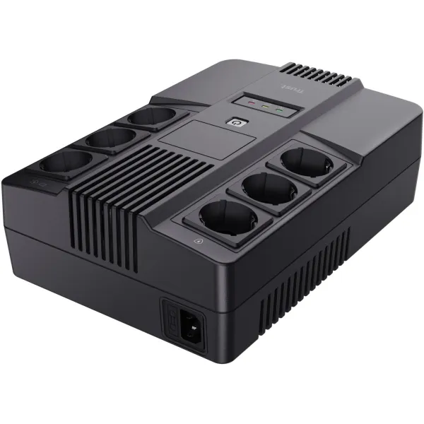 Trust UPS|TRUST|800 VA|Wave form type Simulated sinewave|Desktop/pedestal|23326