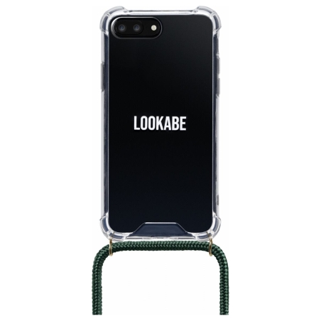 Lookabe Necklace iPhone 7/8+ gold green loo012
