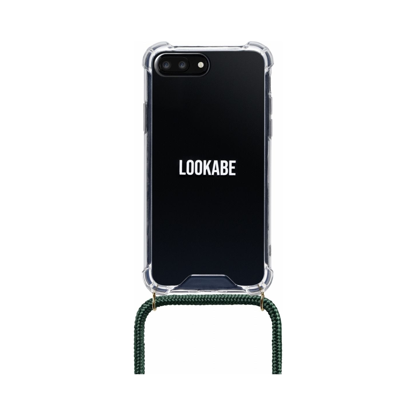 Lookabe Necklace iPhone 7/8+ gold green loo012