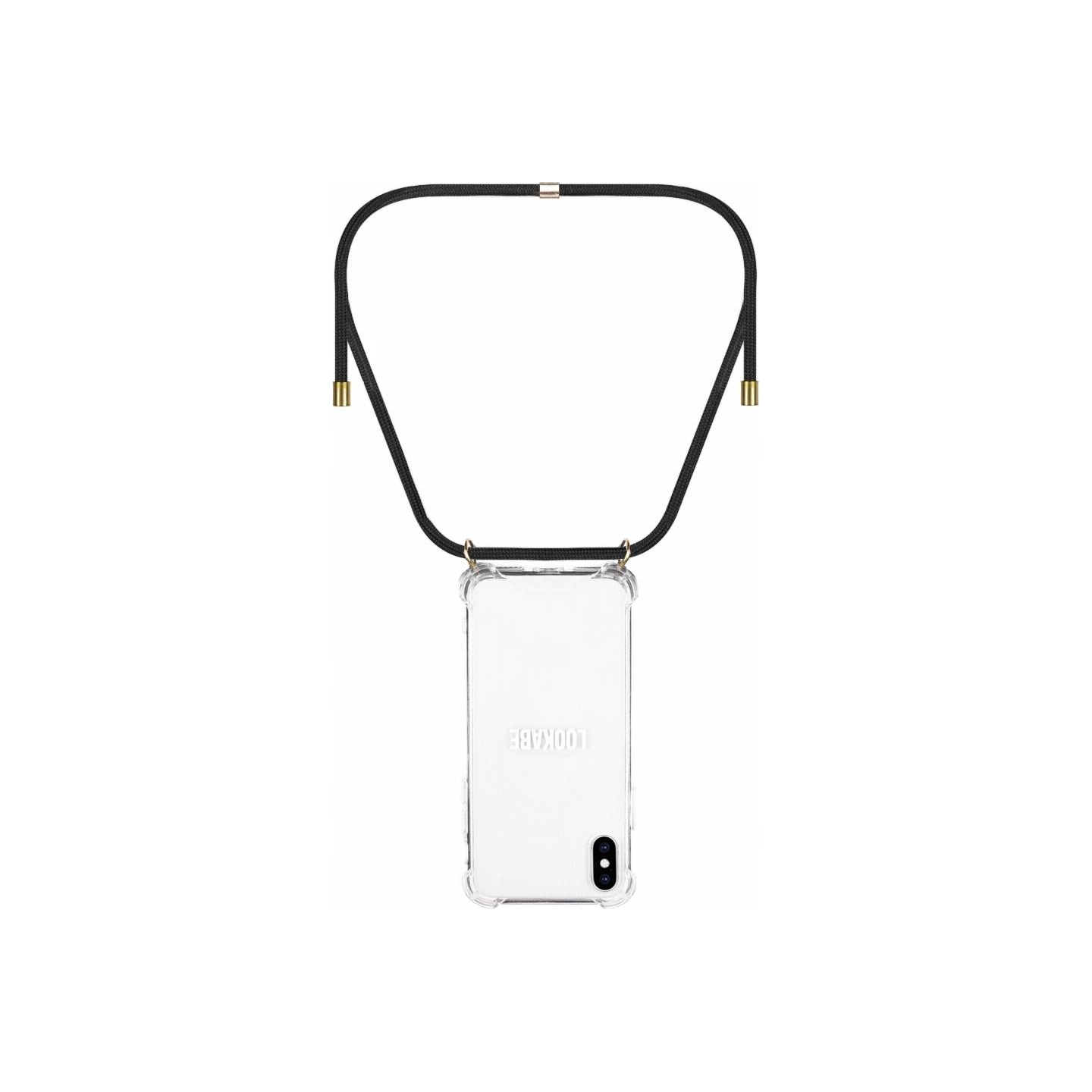 Lookabe Necklace iPhone Xs Max gold black loo005