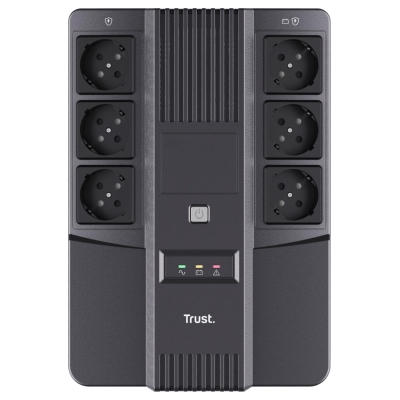 Trust UPS|TRUST|800 VA|Wave form type Simulated sinewave|Desktop/pedestal|23326