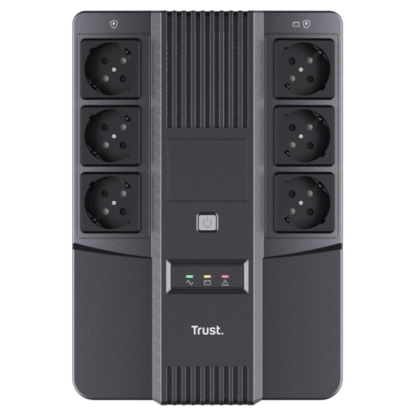 Trust UPS|TRUST|800 VA|Wave form type Simulated sinewave|Desktop/pedestal|23326
