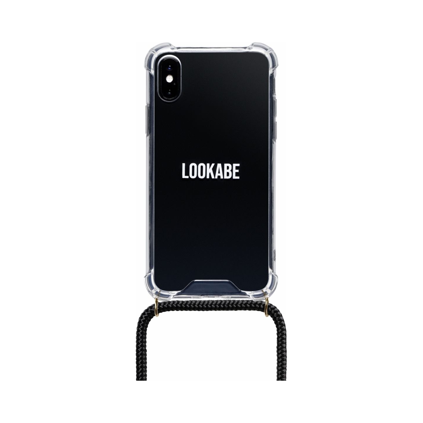 Lookabe Necklace iPhone Xs Max gold black loo005