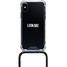Lookabe Necklace iPhone Xs Max gold black loo005