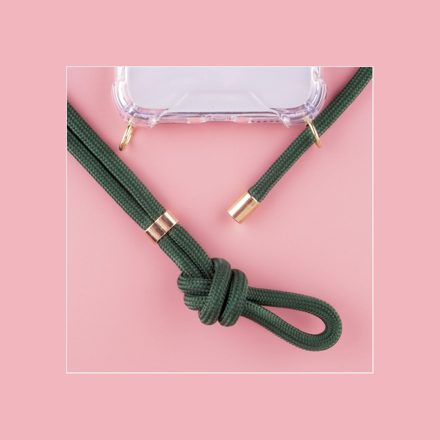 Lookabe Necklace iPhone Xs Max gold green loo015