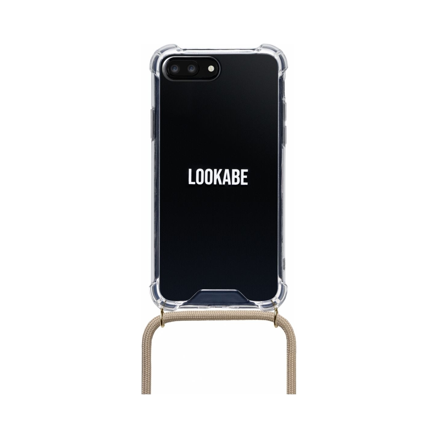 Lookabe Necklace iPhone 7/8+ gold nude loo007
