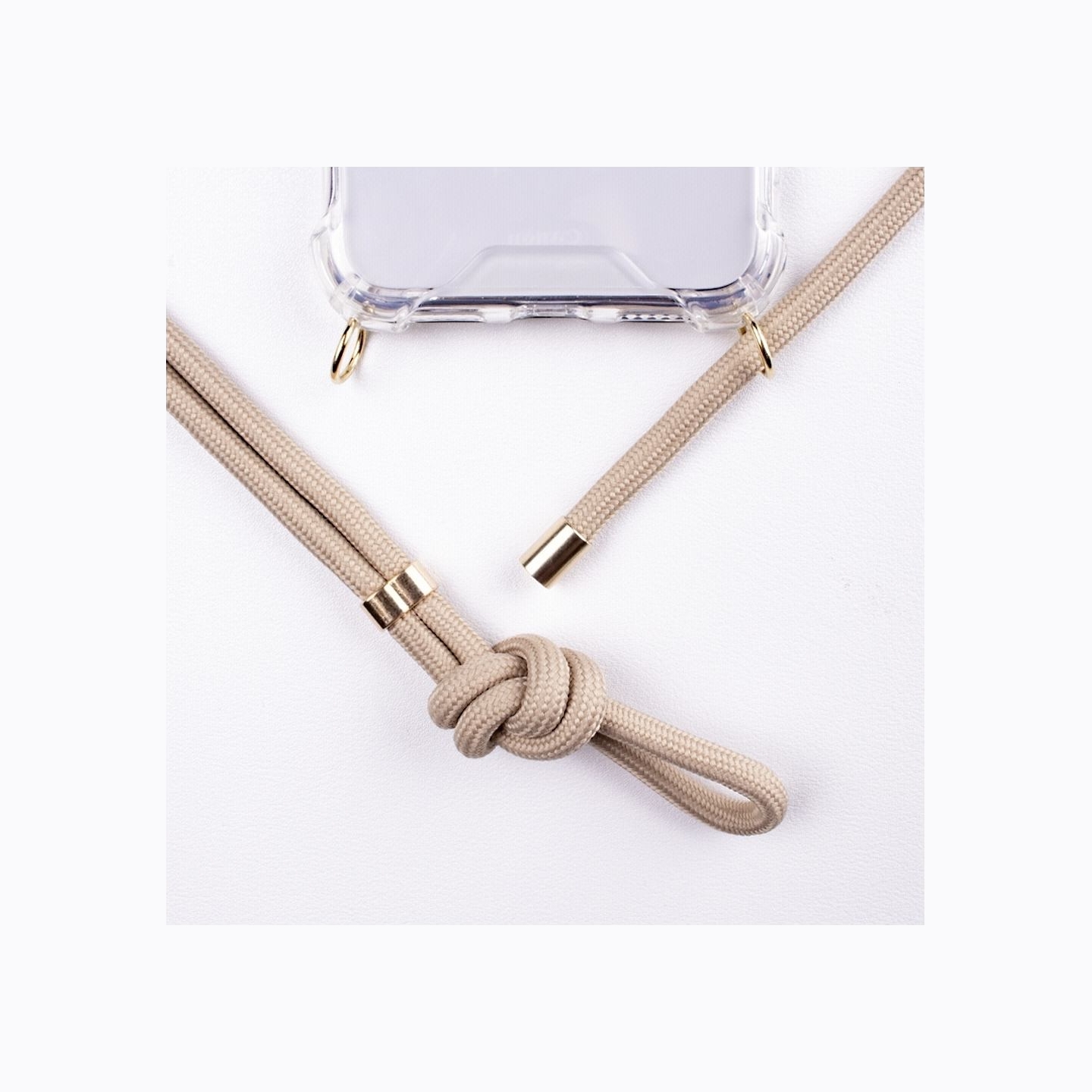 Lookabe Necklace iPhone 7/8+ gold nude loo007