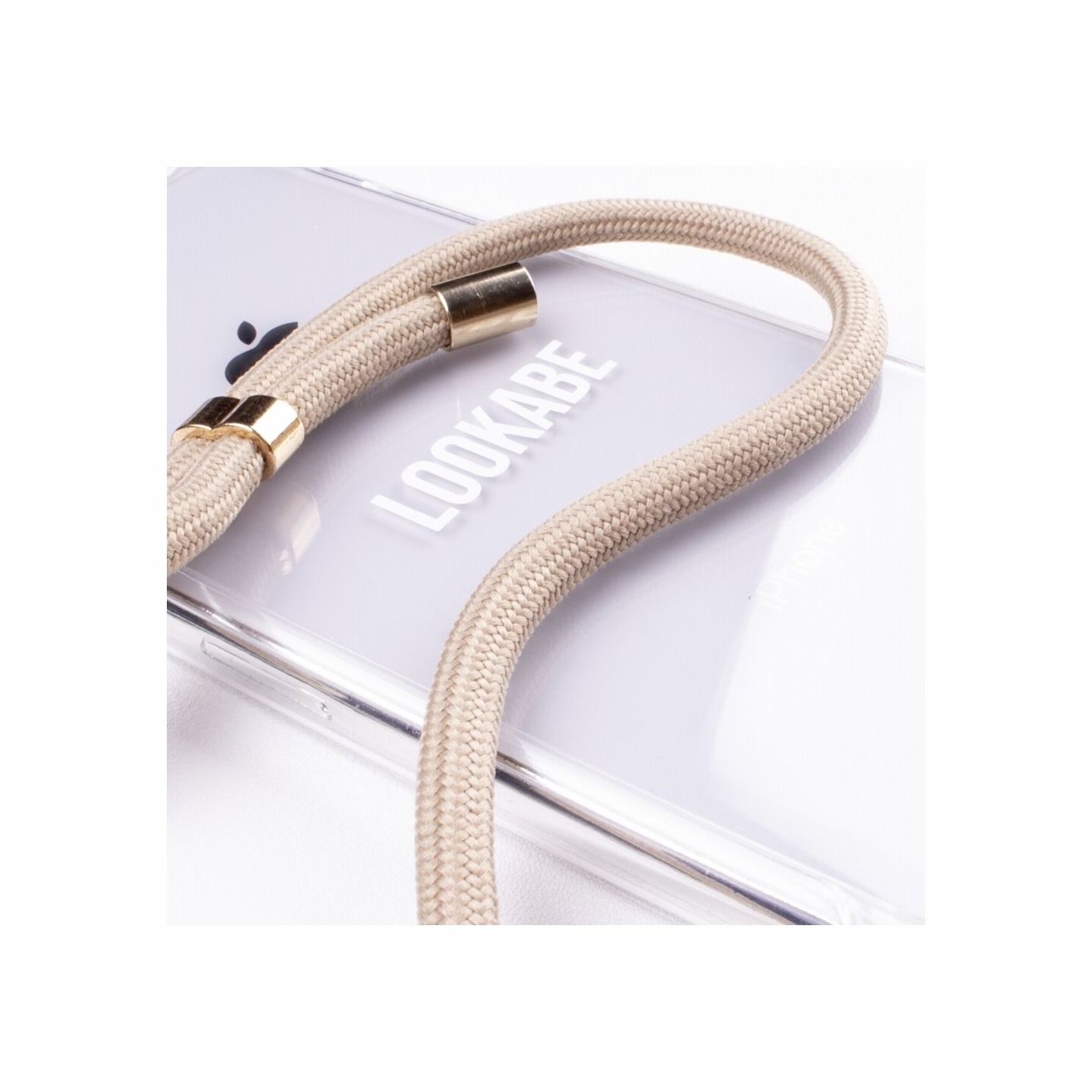 Lookabe Necklace iPhone 7/8+ gold nude loo007
