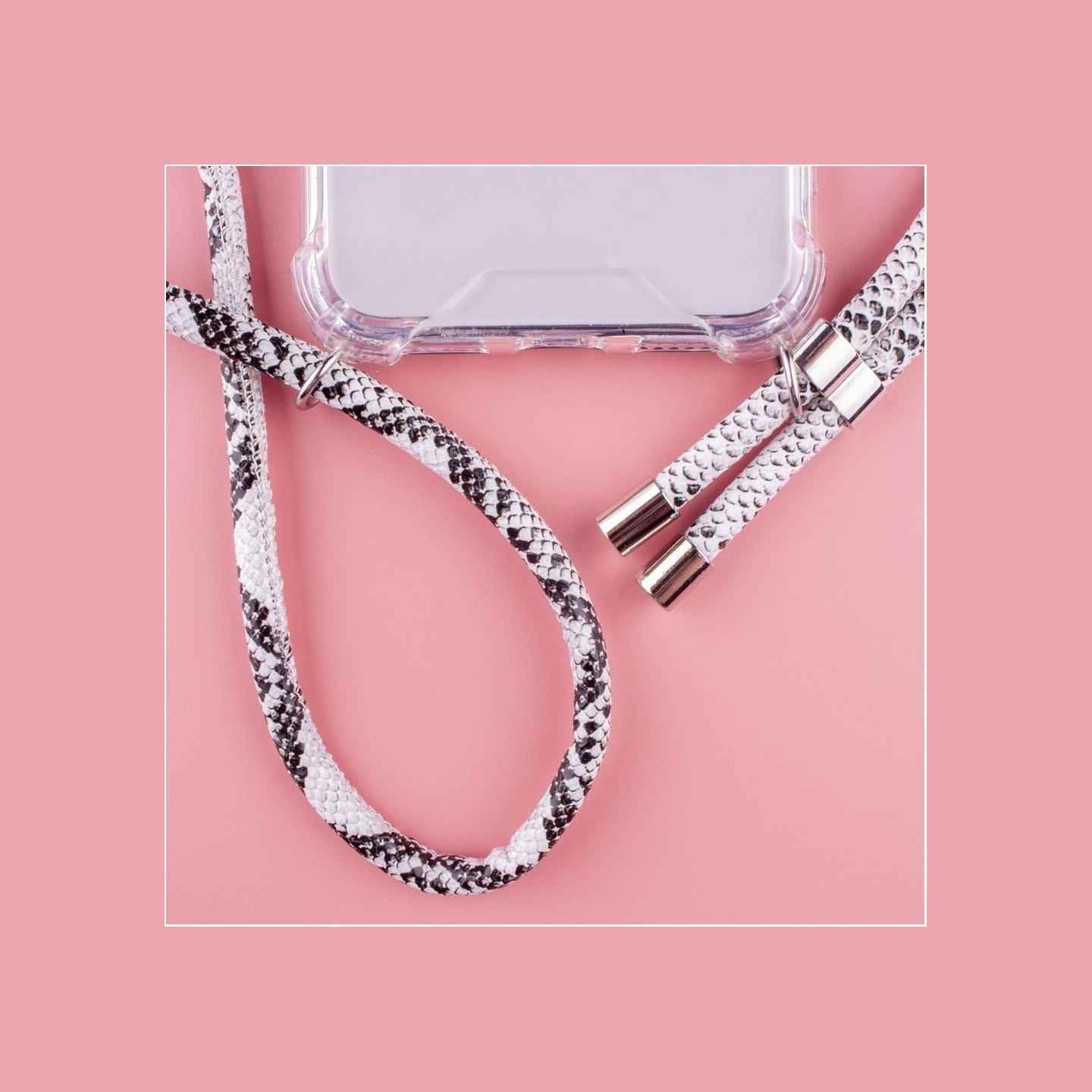 Lookabe Necklace Snake Edition iPhone 7/8 silver snake loo016