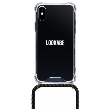 Lookabe Necklace iPhone X/Xs gold black loo003