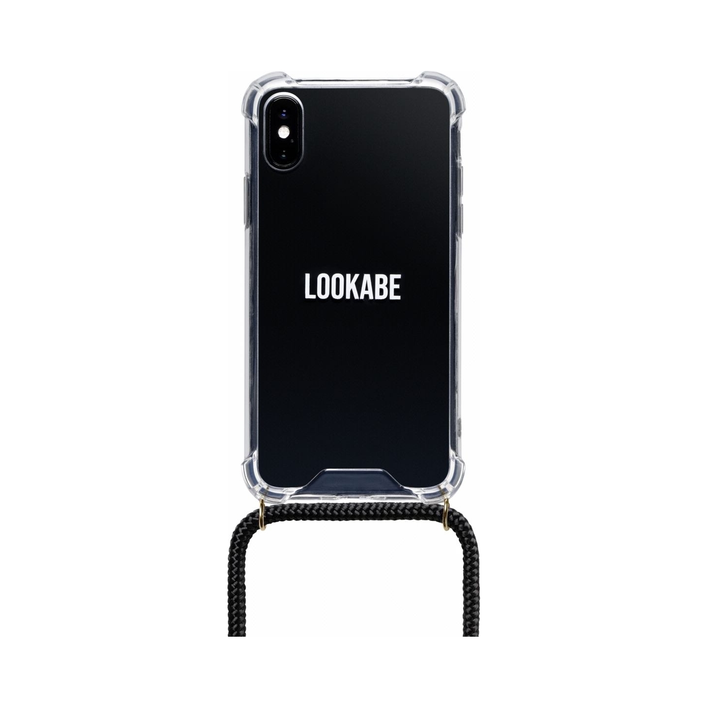 Lookabe Necklace iPhone X/Xs gold black loo003