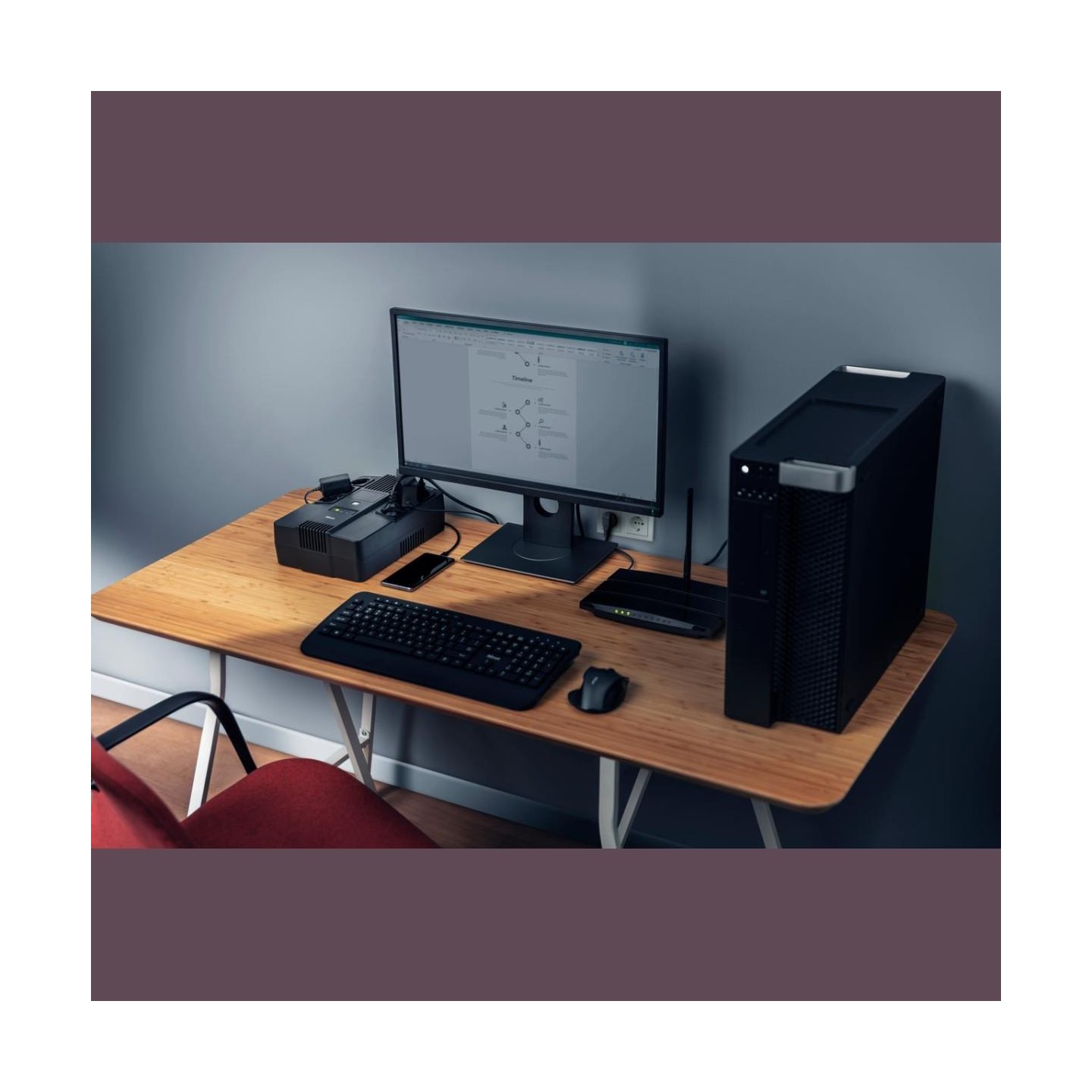 Trust UPS|TRUST|800 VA|Wave form type Simulated sinewave|Desktop/pedestal|23326