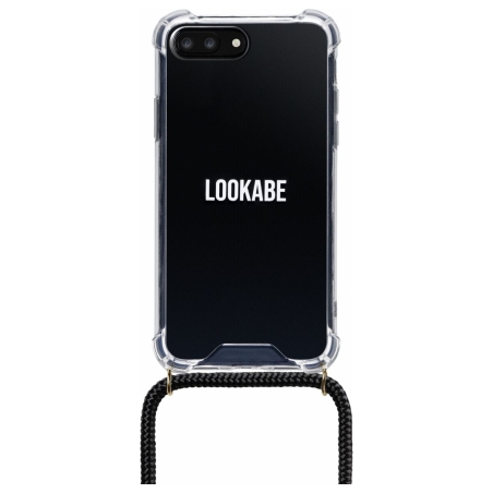 Lookabe Necklace iPhone 7/8+ gold black loo002