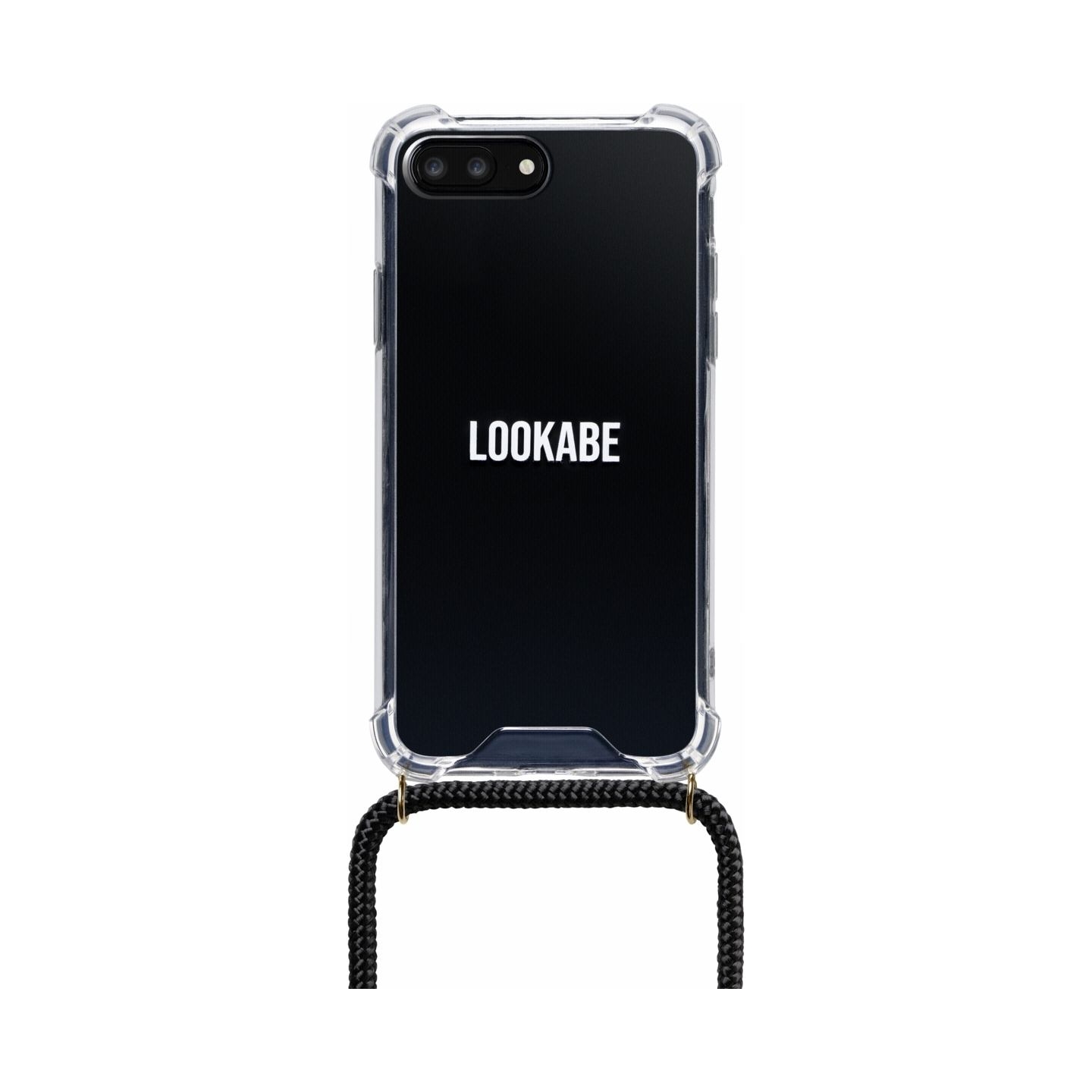 Lookabe Necklace iPhone 7/8+ gold black loo002