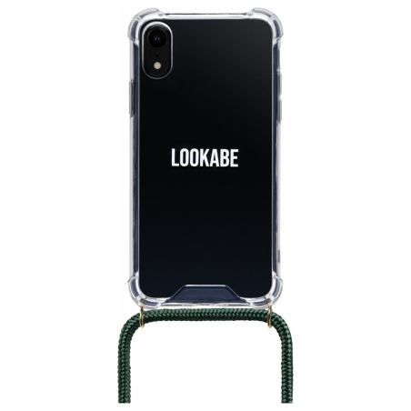 Lookabe Necklace iPhone Xr gold green loo014