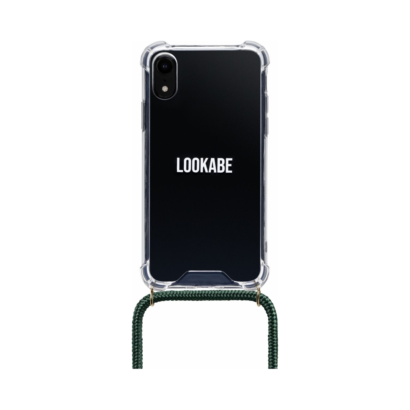 Lookabe Necklace iPhone Xr gold green loo014