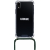 Lookabe Necklace iPhone Xr gold green loo014
