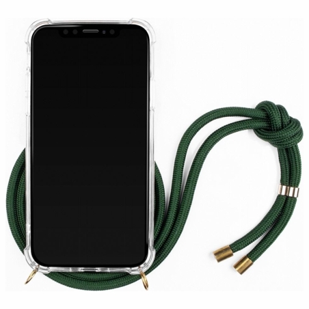 Lookabe Necklace iPhone Xr gold green loo014