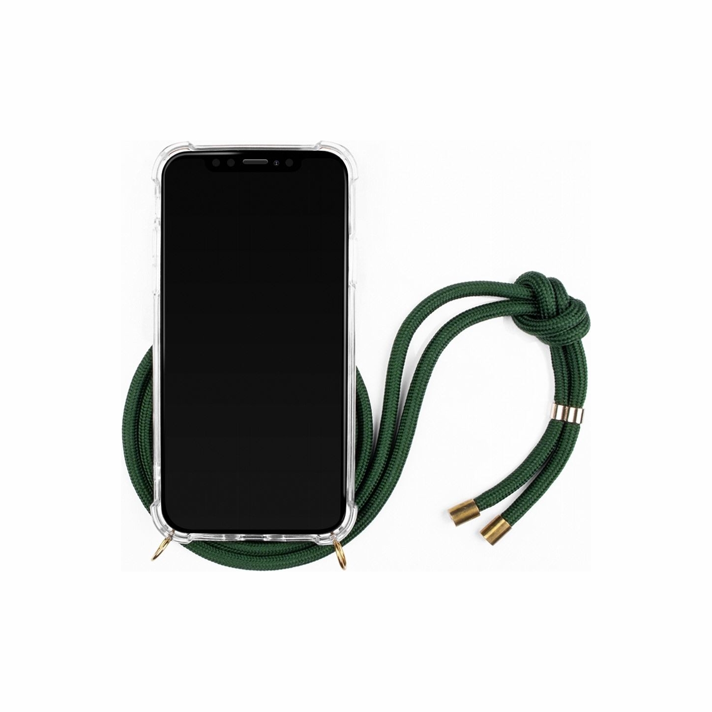 Lookabe Necklace iPhone Xr gold green loo014