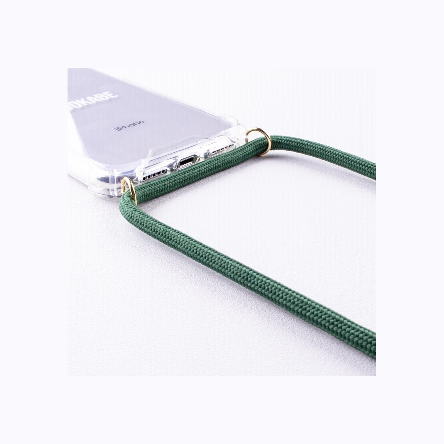 Lookabe Necklace iPhone Xr gold green loo014
