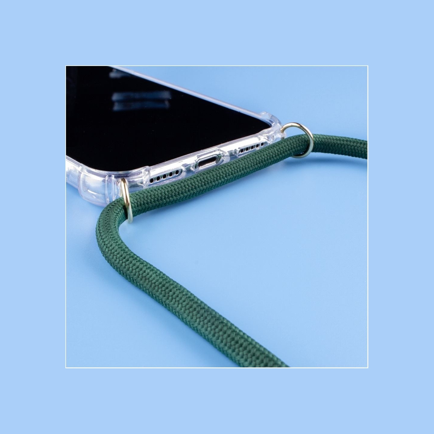 Lookabe Necklace iPhone Xr gold green loo014