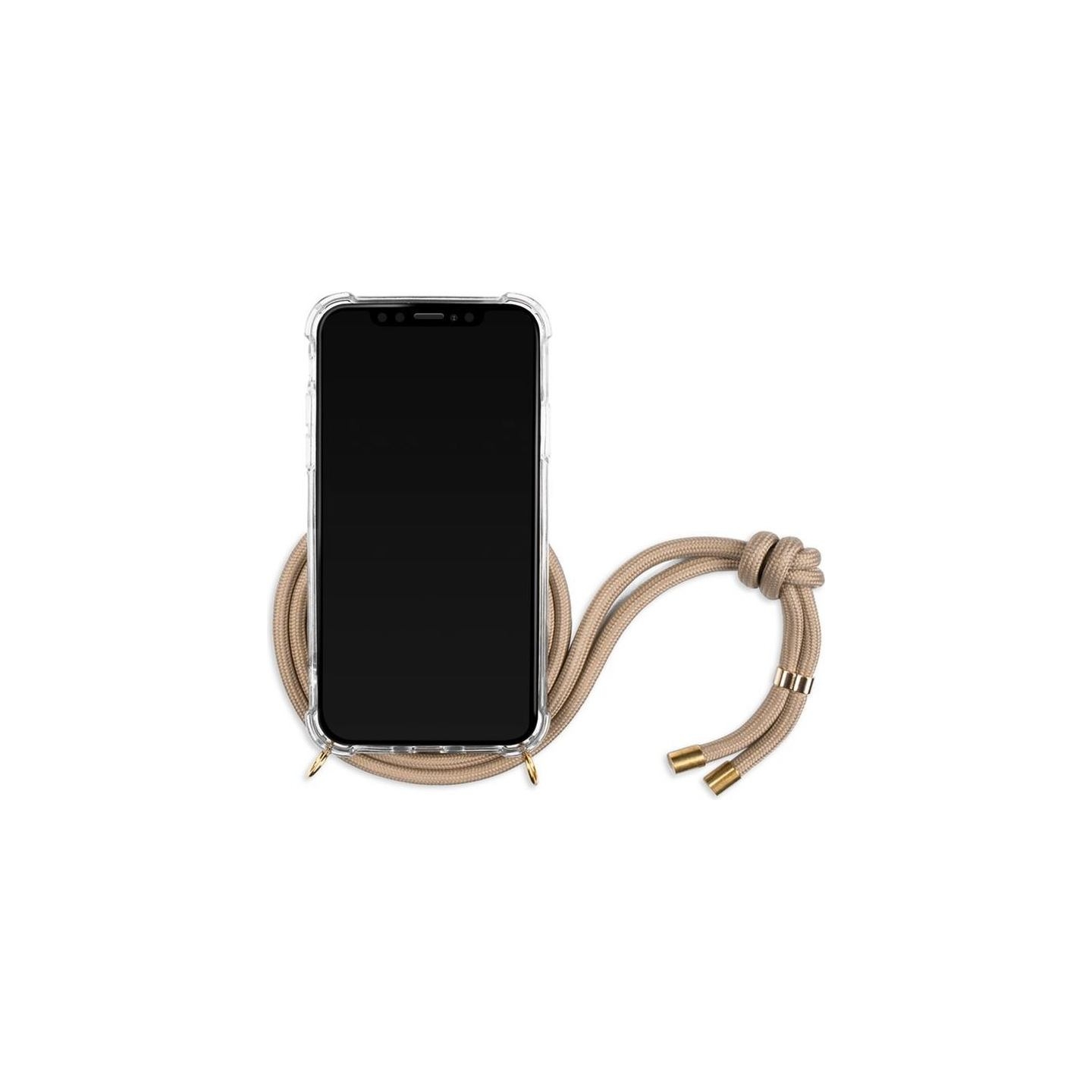 Lookabe Necklace iPhone Xs Max gold nude loo010