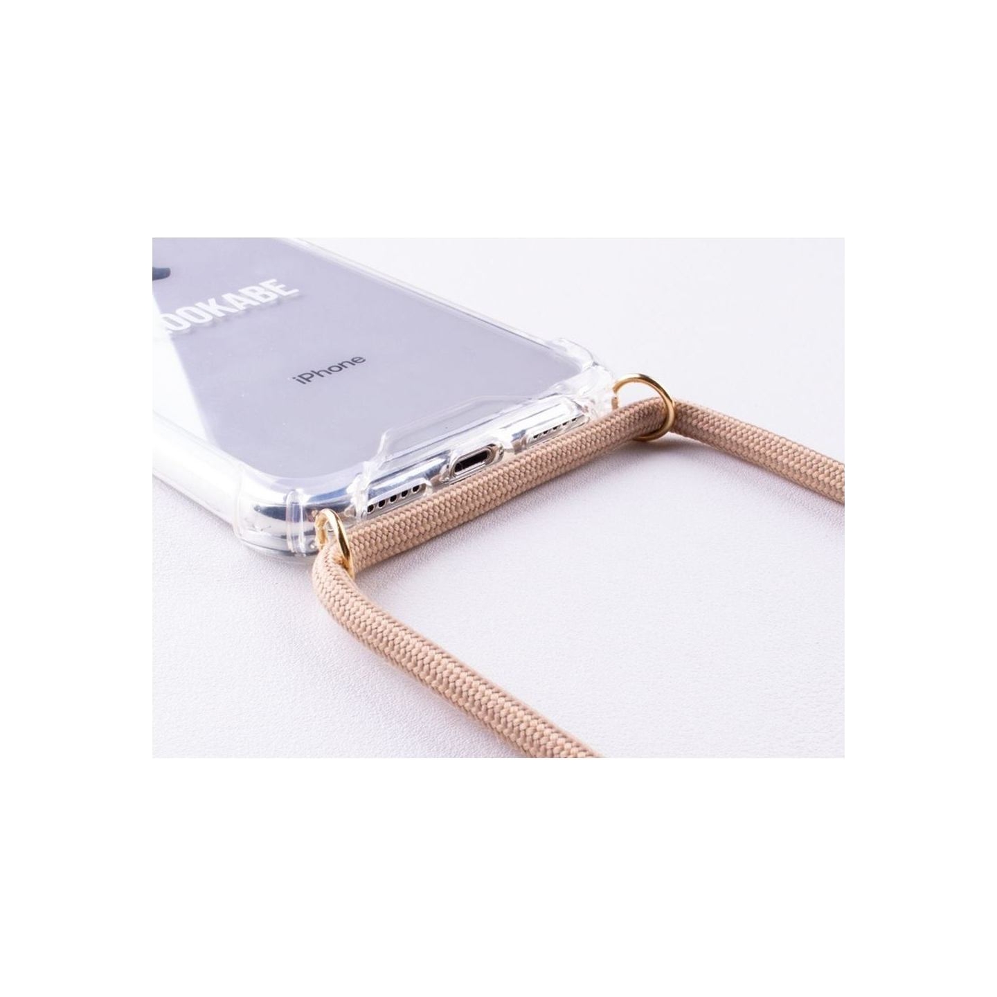 Lookabe Necklace iPhone Xs Max gold nude loo010