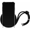 Lookabe Necklace Snake Edition iPhone Xr silver black loo024