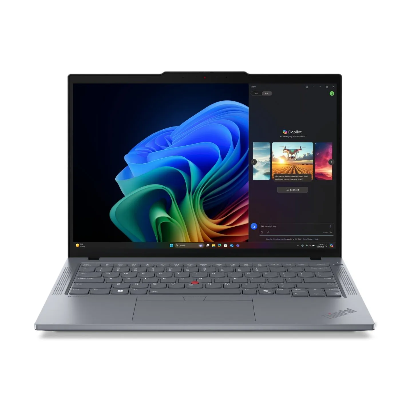 Lenovo ThinkPad T14 Gen 6 Copilot+ Ryzen™ AI 5 PRO 340 256GB SSD 16GB 14" WUXGA (1920x1200) IPS WIN11 Pro GREY Baclkit Keyboard 