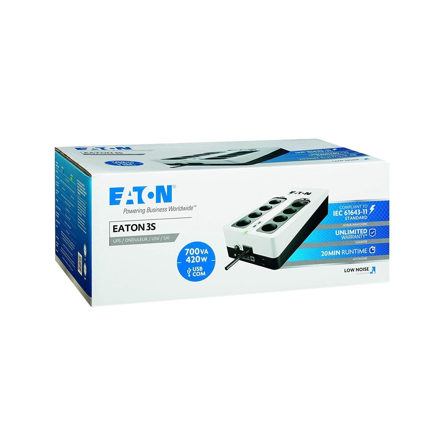 Eaton | UPS | 3S 700 DIN | 700 VA | 420 W
