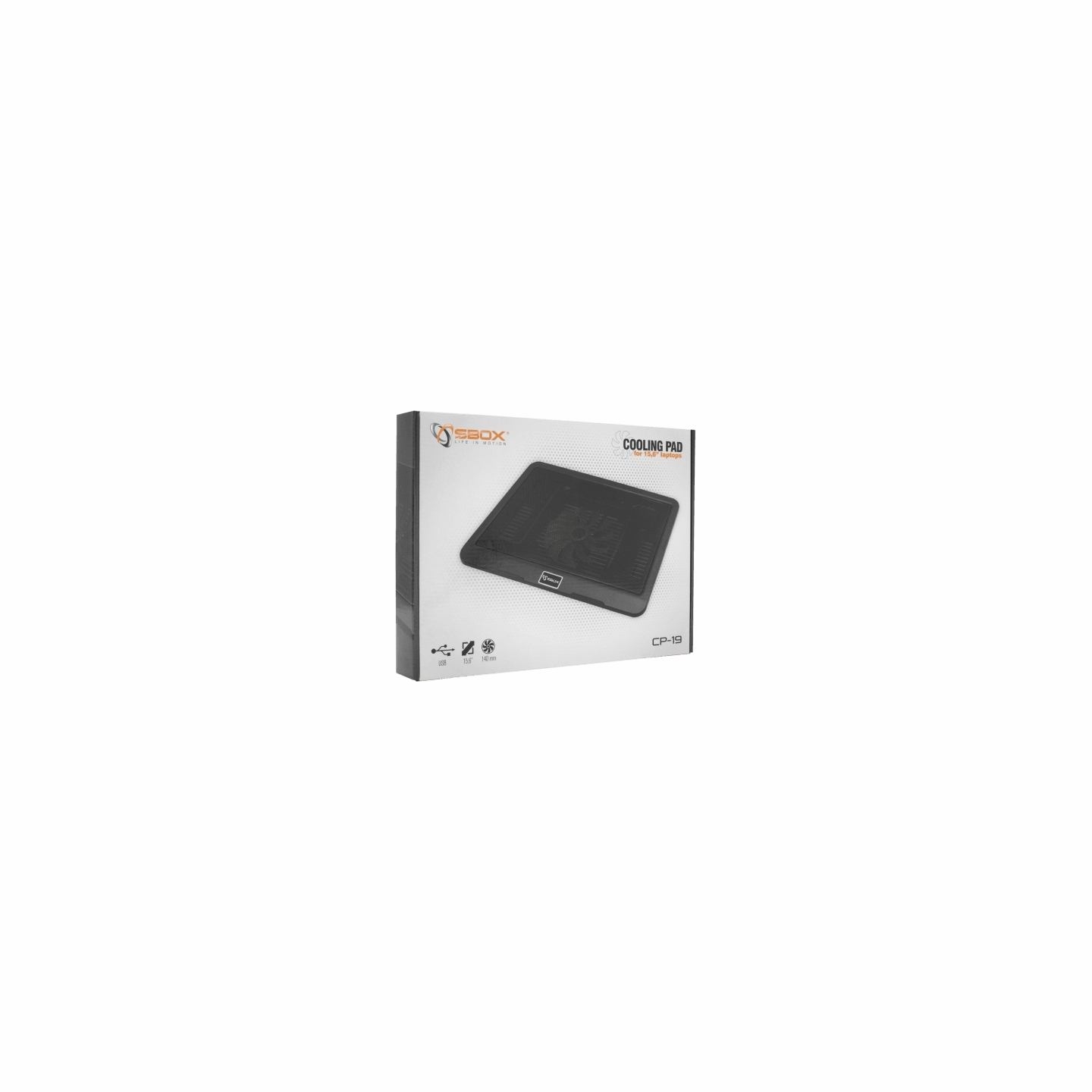 Sbox CP-19 Cooling Pad For 15.6 Laptops