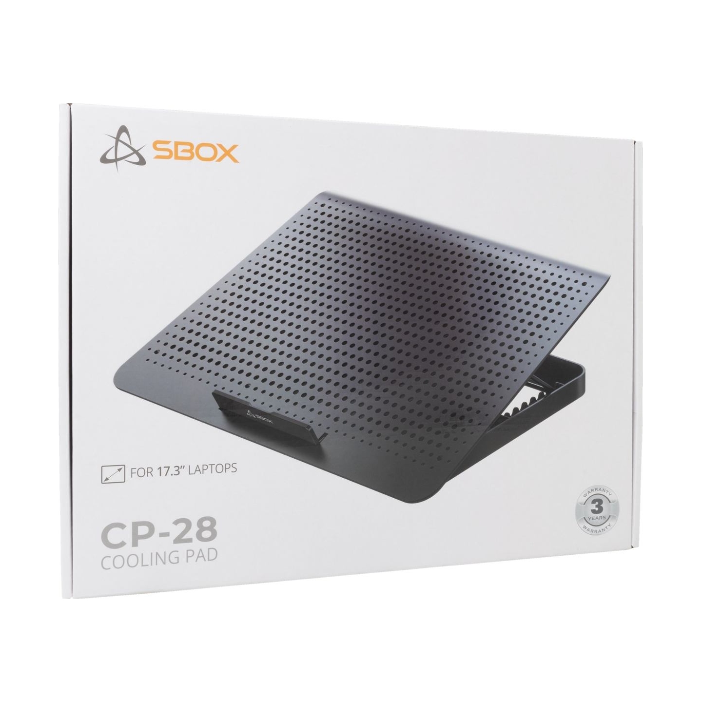 Sbox CP-28 Cooling Pad for 17.3 Laptops