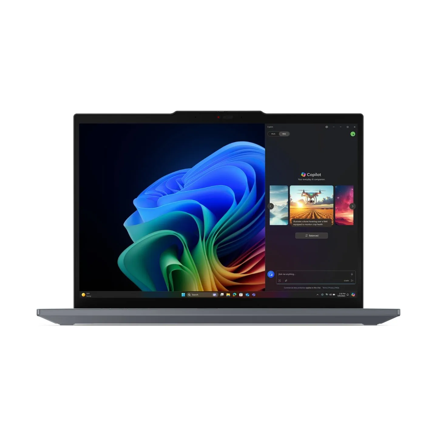 Lenovo ThinkPad T14 Gen 6 Copilot+ Ryzen™ AI 5 PRO 340 256GB SSD 16GB 14" WUXGA (1920x1200) IPS WIN11 Pro GREY Baclkit Keyboard 