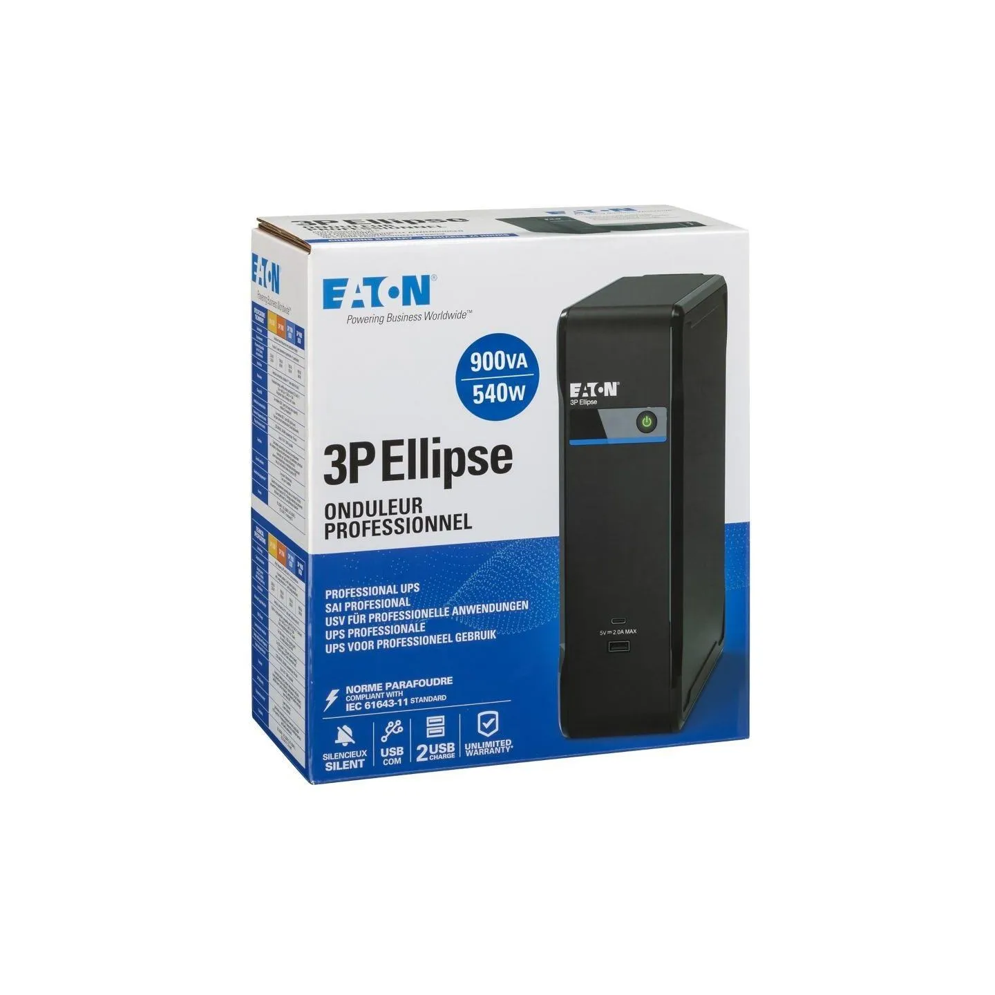 Eaton 3P Ellipse 900 USB DIN / 3P900UD