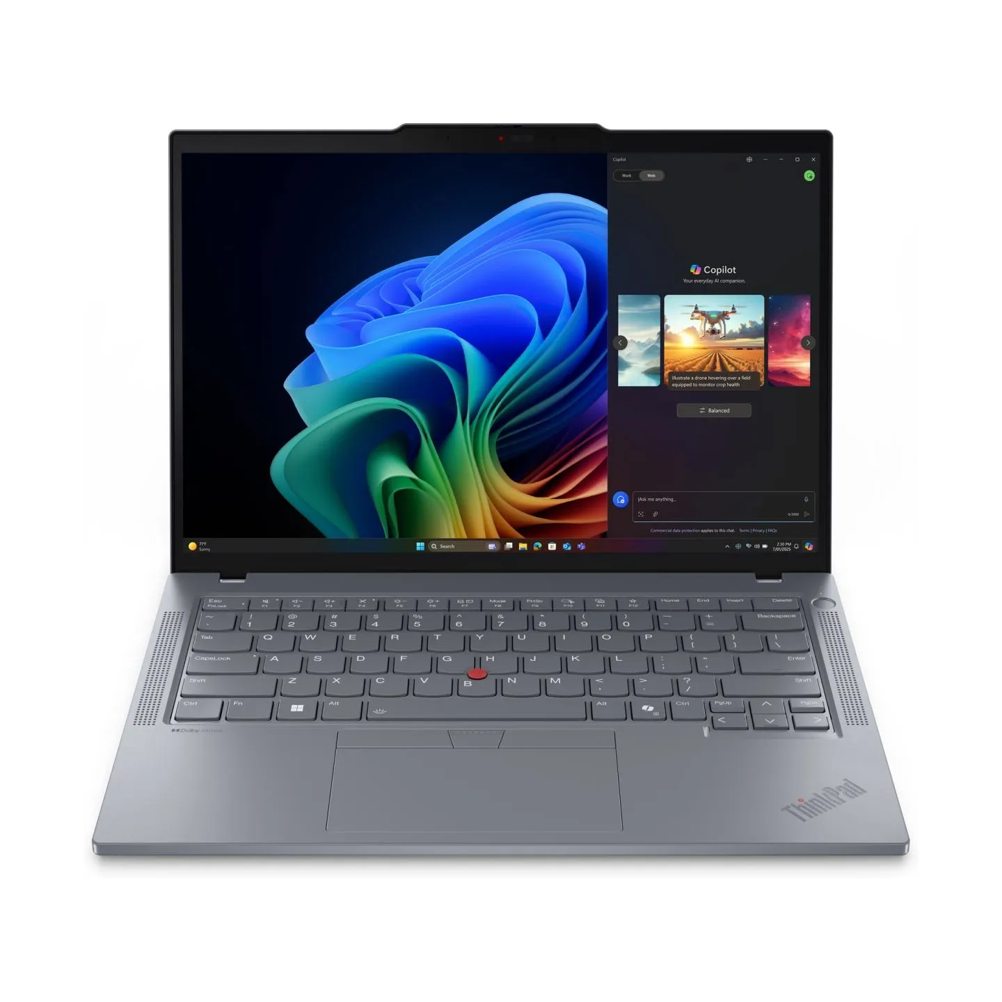 Lenovo ThinkPad T14 Gen 6 Copilot+ Ryzen™ AI 5 PRO 340 256GB SSD 16GB 14" WUXGA (1920x1200) IPS WIN11 Pro GREY Baclkit Keyboard 
