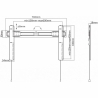 Sbox PLB-5746F Fixed Flat Screen LED TV Mount 37"-70" 35kg