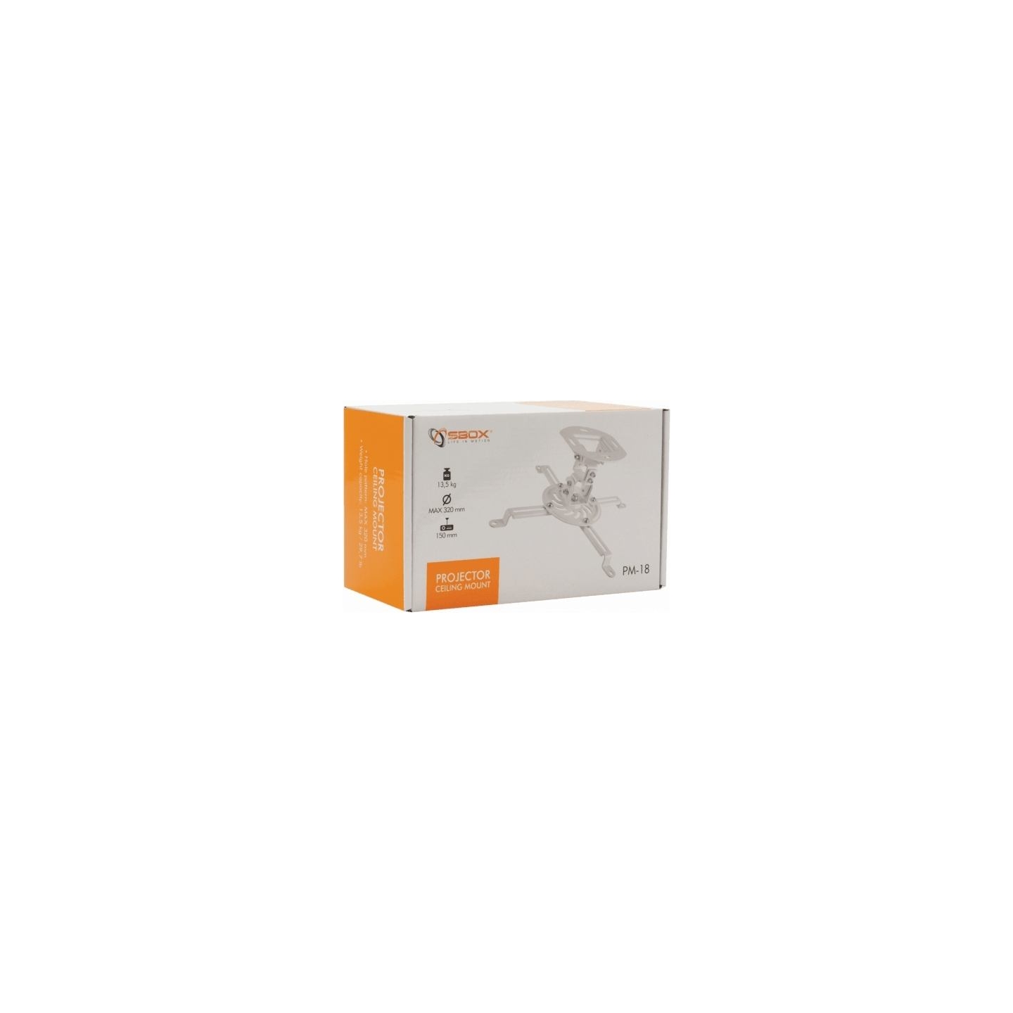 Sbox PM-18 Projector Ceiling Mount