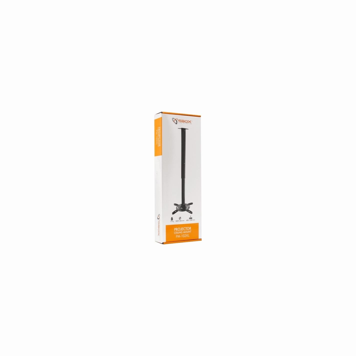 Sbox Projector Ceiling Mount max336mm 15kg PM-102XL