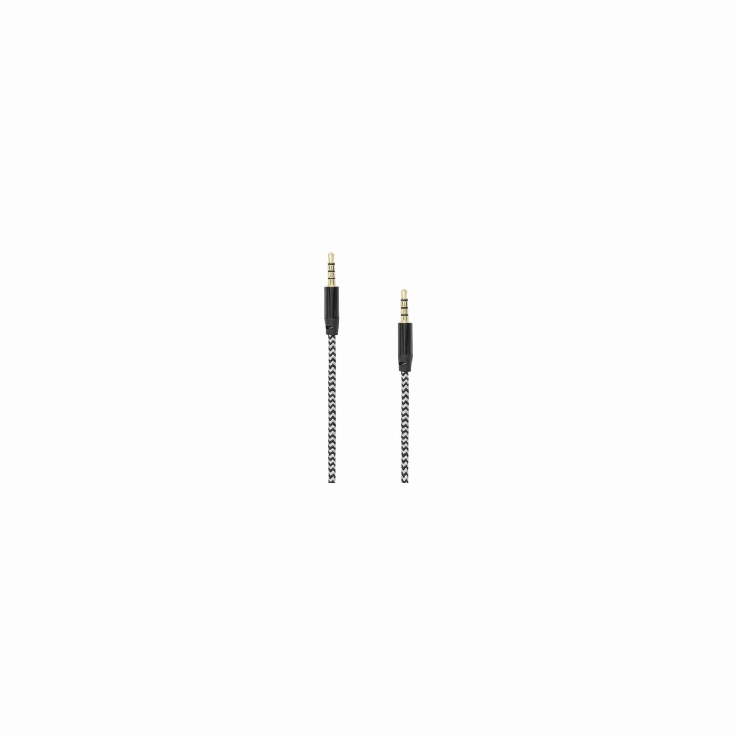 Sbox AUX Cable 3.5mm To 3.5mm Blackberry Black 3535-1.5B