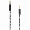 Sbox AUX Cable 3.5mm To 3.5mm Blackberry Black 3535-1.5B